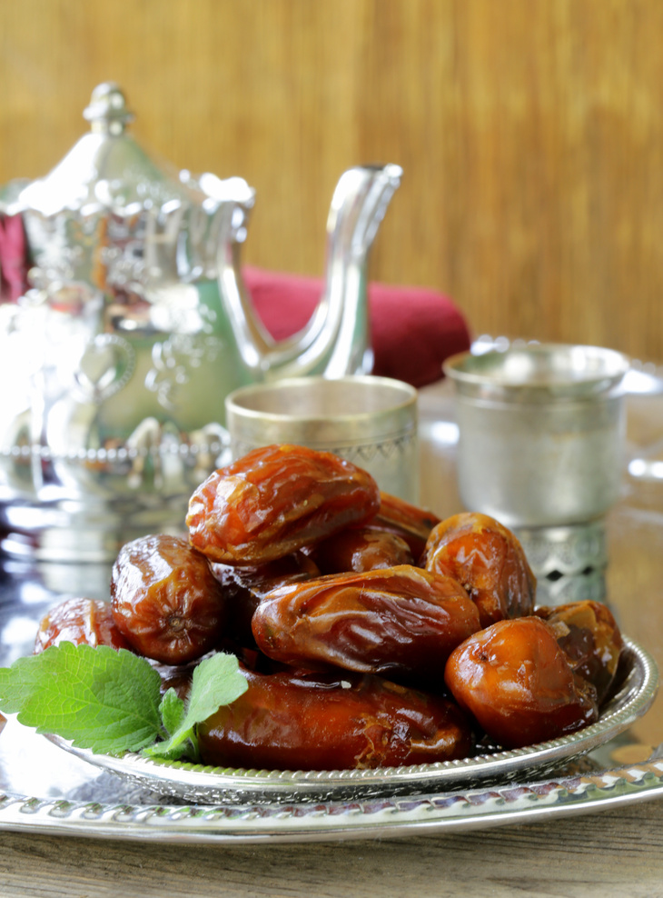 Traditional oriental dessert sweet dried dates